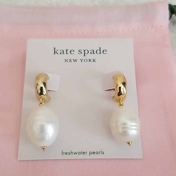 New kate spade candy drop Pearl Earrings - Picture 2 of 7